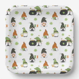 St Patrick's Day Paper Plate Pappteller