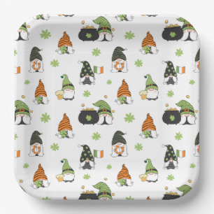 St Patrick's Day Paper Plate Pappteller