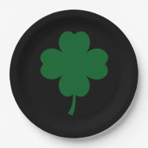 St. Patrick's Day Papierplatten