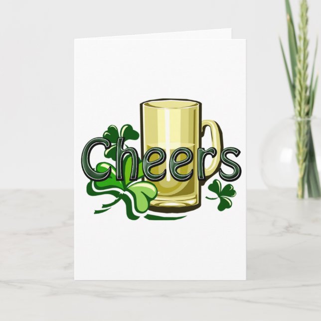 St Patricks Day Parade Birmingham Karte (Vorderseite)