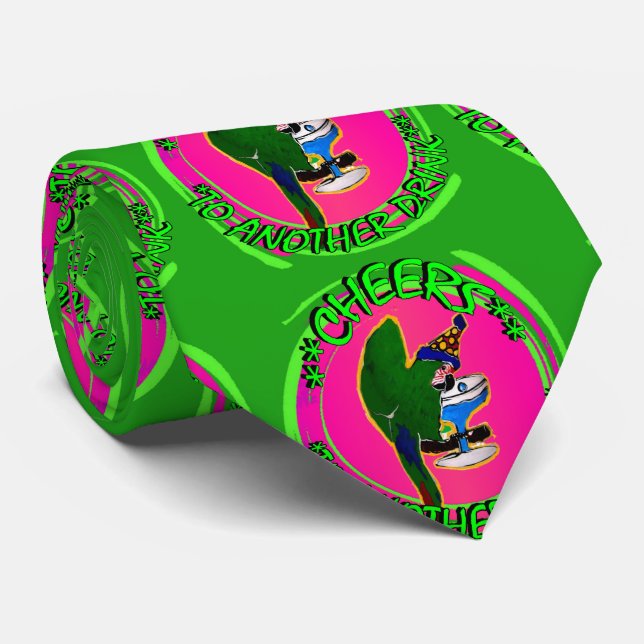 ST. PATRICKS DAY PARROT KRAWATTE (Gerollt)