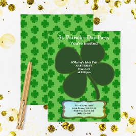 St. Patrick's Day Party 4 Leaf Clover Paper