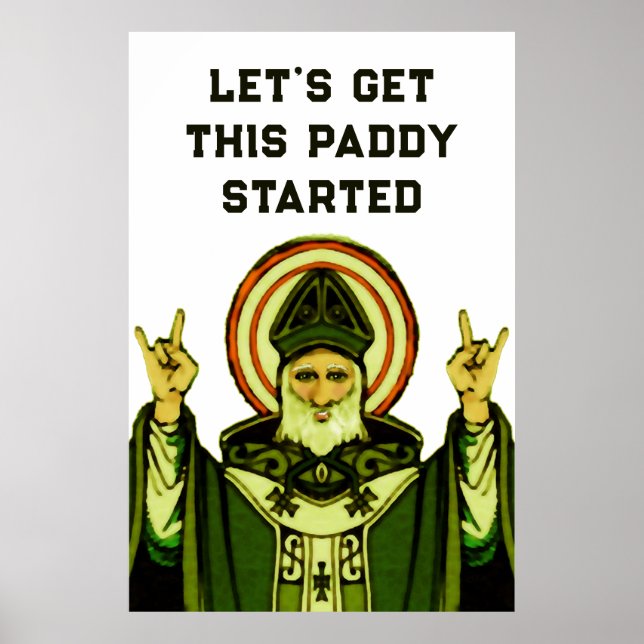 St. Patrick's Day Party Decoration Poster (Vorne)