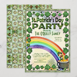 St. Patrick's Day Party Einladung