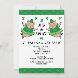 St. Patrick's Day Party Einladung