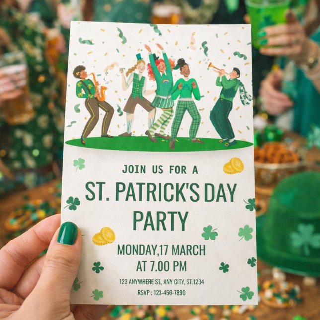 St. Patricks Day Party Einladung (St. Patrick’s Day Party Invitation)
