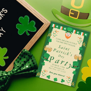 St. Patrick's Day Party Einladung