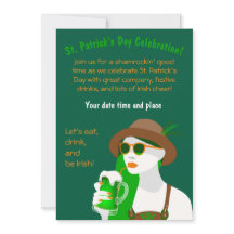 St. Patrick's Day Party Einladung