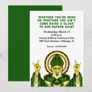 St. Patrick's Day Party-Einladung Einladung