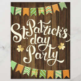 St. Patrick's Day Party Event Flyer