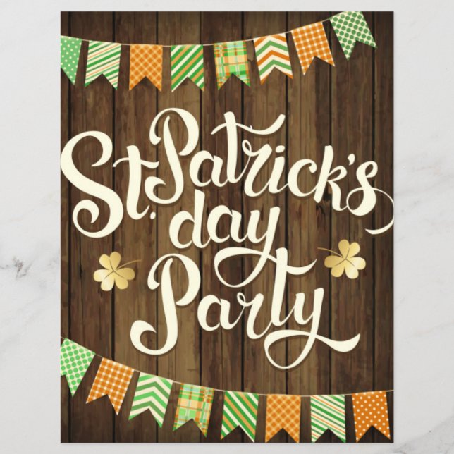 St. Patrick's Day Party Event Flyer (Vorne)