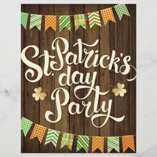 St. Patrick's Day Party Event Flyer (Vorne)