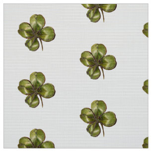 ST PATRICK'S DAY PARTY GREEN IRISH KLEEBLATT STOFF