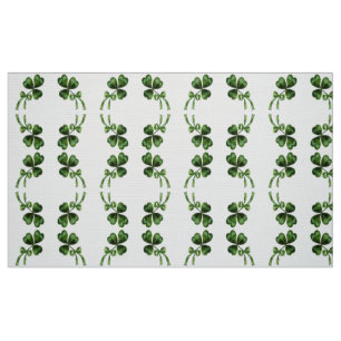 ST PATRICK'S DAY PARTY GREEN IRISH KLEEBLATT STOFF