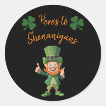 St Patrick's Day Party-Here's to Shenanigans-