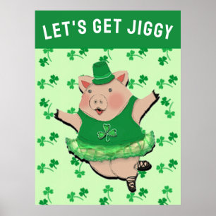St. Patrick's Day Party Irish Jig Poster