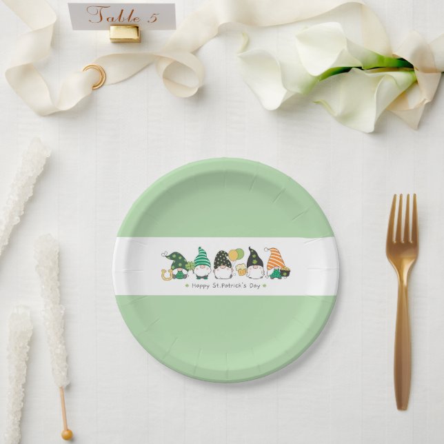 St Patrick's Day Party plates Pappteller (Hochzeit)