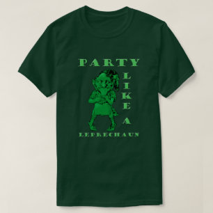 St. Patrick's Day Party Wie ein Leprechaun Mens T T-Shirt