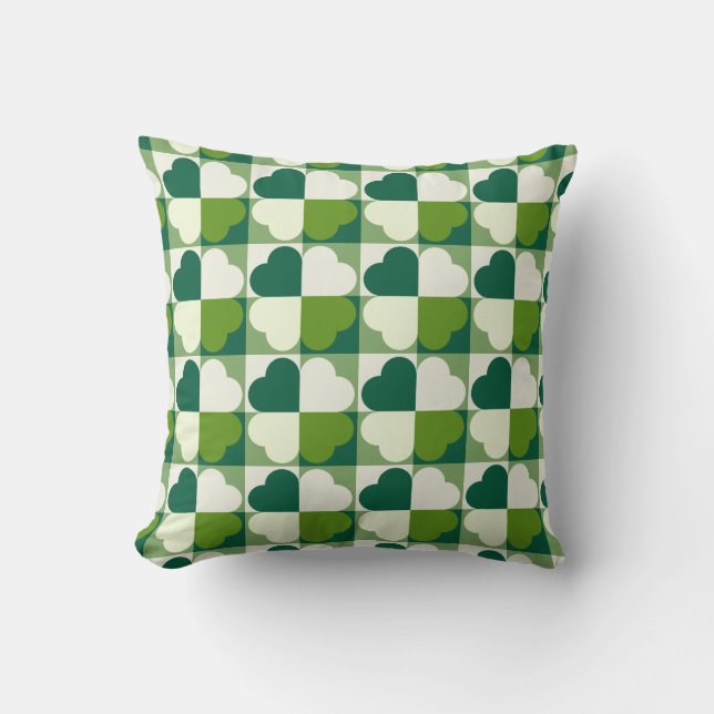 St. Patrick's Day Pattern Kissen (Vorderseite)