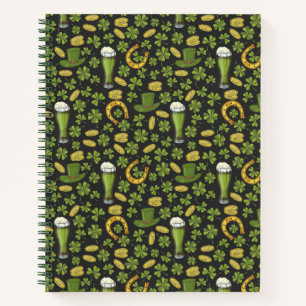 St. Patrick's Day Pattern Notizbuch
