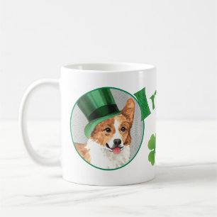 St. Patrick's Day Pembroke Welsh Corgi Kaffeetasse