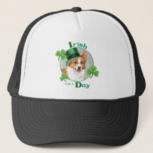 St. Patrick's Day Pembroke Welsh Corgi Truckerkappe