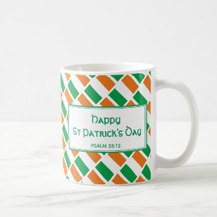 ST PATRICK'S DAY Personalisiert Christlich IRISH F Kaffeetasse
