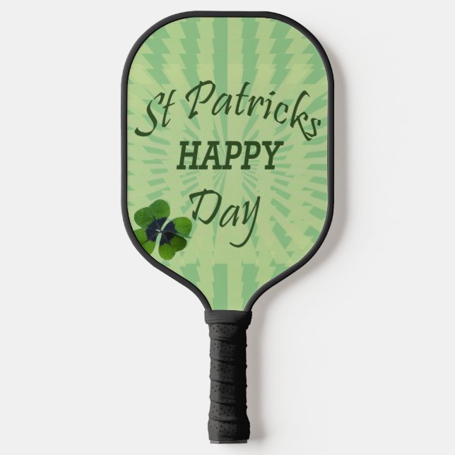 St. Patrick's Day Pickleball Paddle (Vorderseite)