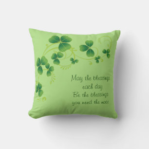 St. Patrick's Day Pillow - May The Sessings Kissen