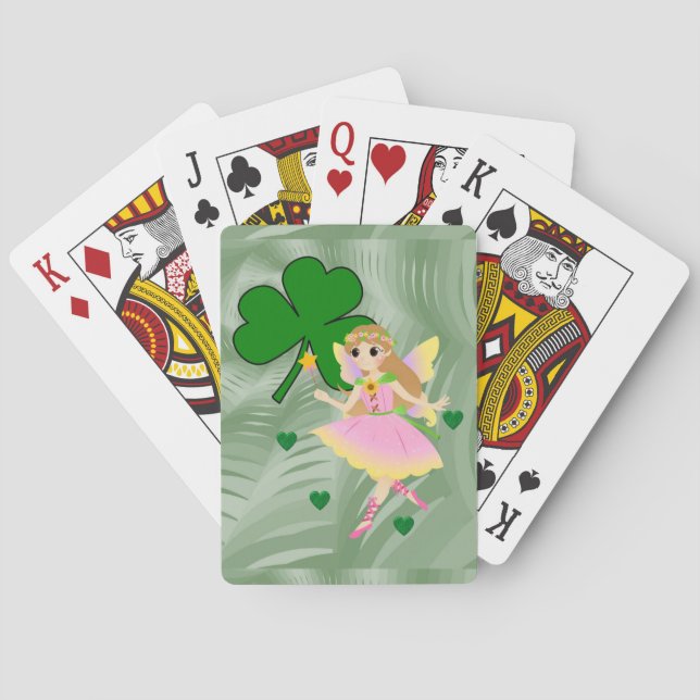 St. Patrick's Day Playing Card Deck Fee Spielkarten (Rückseite)
