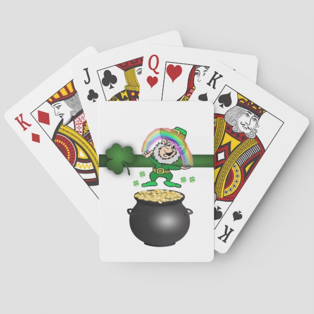 St. Patrick's Day Playing Card Deck Spielkarten (Rückseite)