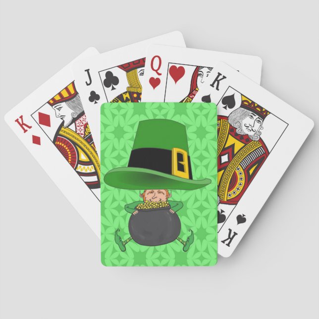 St. Patrick's Day Playing Card Deck Spielkarten (Rückseite)