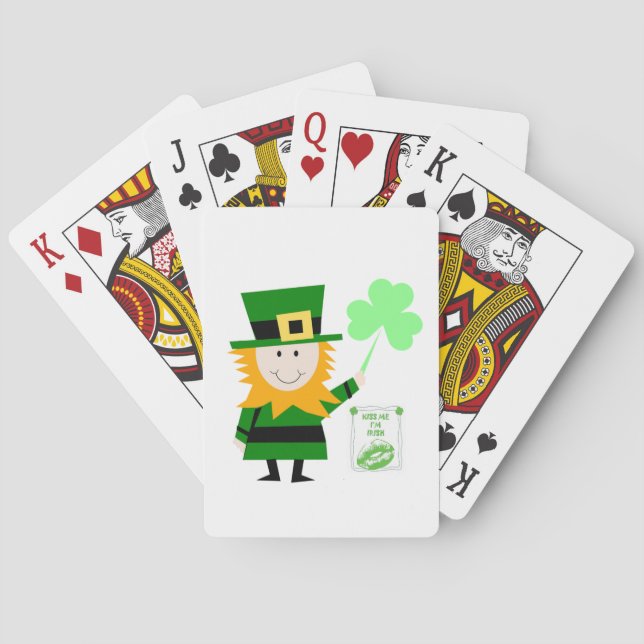 St. Patrick's Day Playing Card Deck Spielkarten (Rückseite)