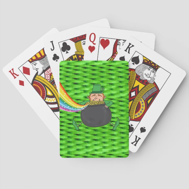 St. Patrick's Day Playing Card Deck Spielkarten (Rückseite)