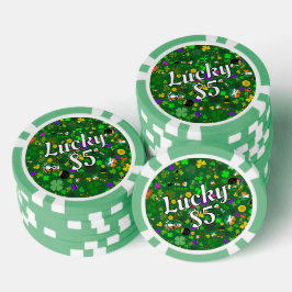 St. Patrick's Day Poker Game Good Lucky Charms Pokerchips