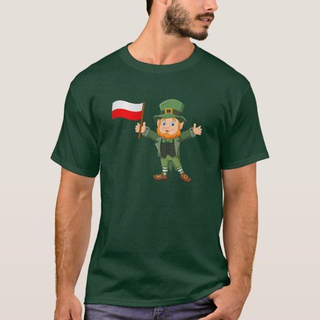 St. Patricks Day Polnischer T - Shirt (Vorderseite)