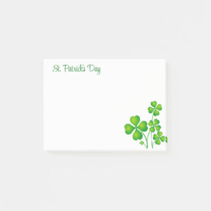 St. Patrick's Day Post-it Klebezettel