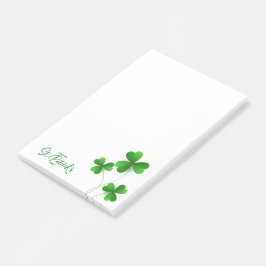 St. Patrick's Day Post-it Klebezettel
