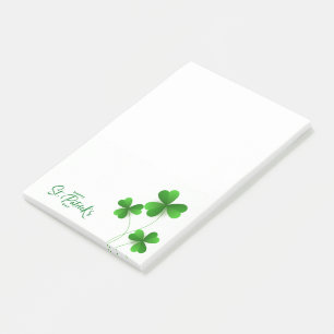 St. Patrick's Day Post-it Klebezettel