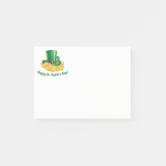St. Patricks Day Post-it-Notes Post-it Klebezettel (Vorderseite)