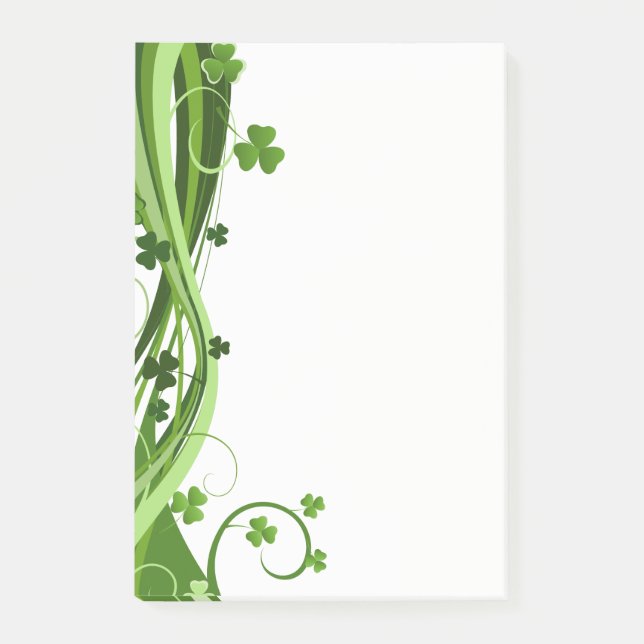 St. Patricks Day Post-it-Notes Post-it Klebezettel (Vorderseite)