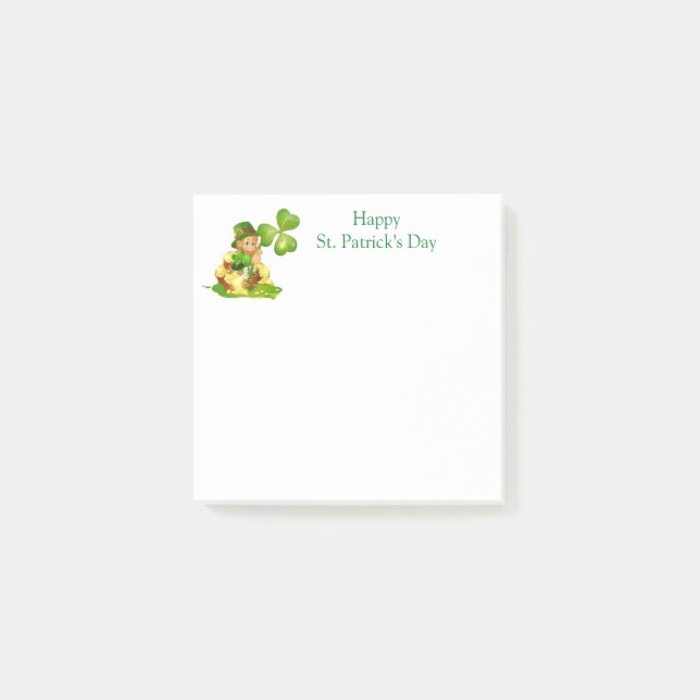 St. Patricks Day Post-it-Notes Post-it Klebezettel (Vorderseite)