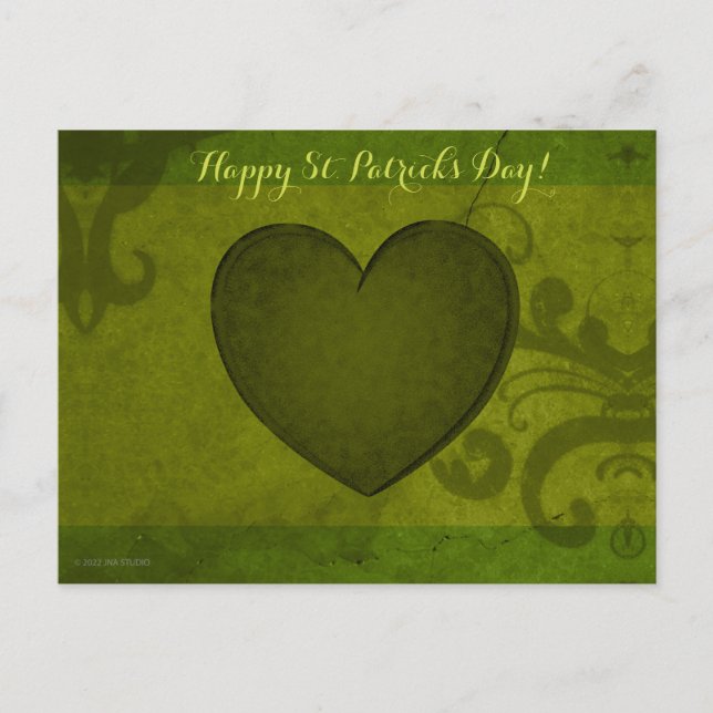 St. Patrick's Day Postcard Postkarte (Vorderseite)
