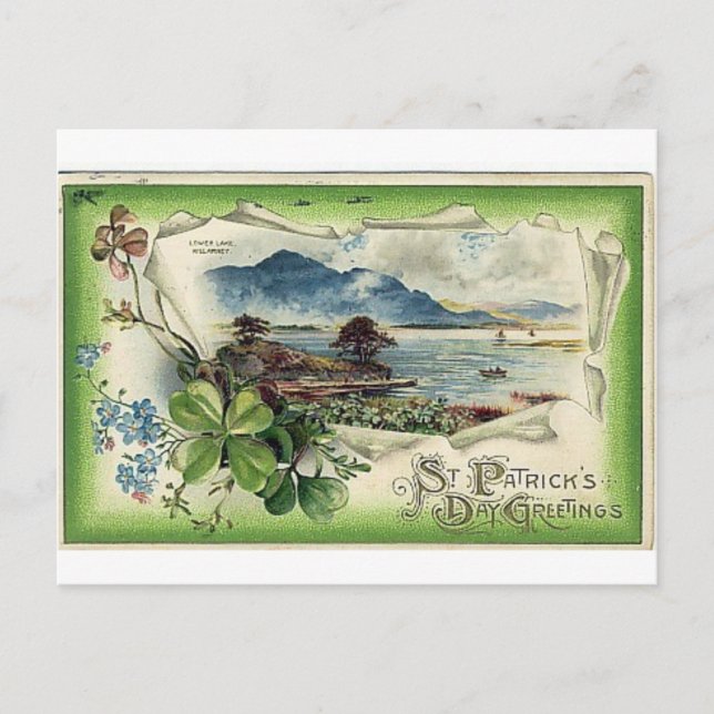 St. Patrick's Day Postkarte (Vorderseite)