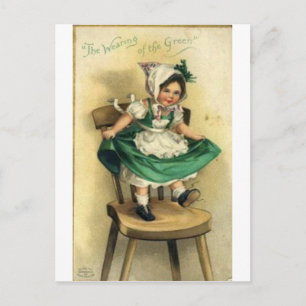St. Patrick's Day Postkarte