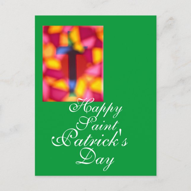 St. Patricks Day Postkarte (Vorderseite)