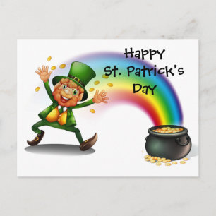 St. Patrick's Day Postkarte
