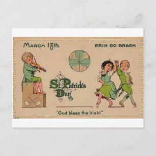 St. Patrick's Day Postkarte