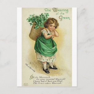 St. Patrick's Day Postkarte