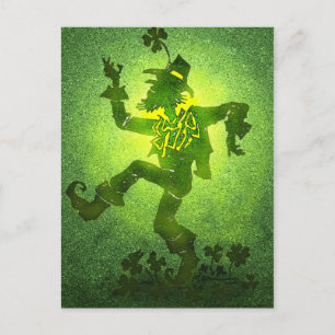 St. Patrick's Day Postkarte